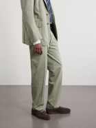 Grenson - Franklin Horsebit-Embellished Suede Loafers - Brown