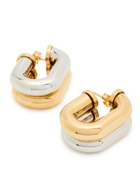 Rabanne XL Link Two-tone Hoop Earrings - Gold - One Size