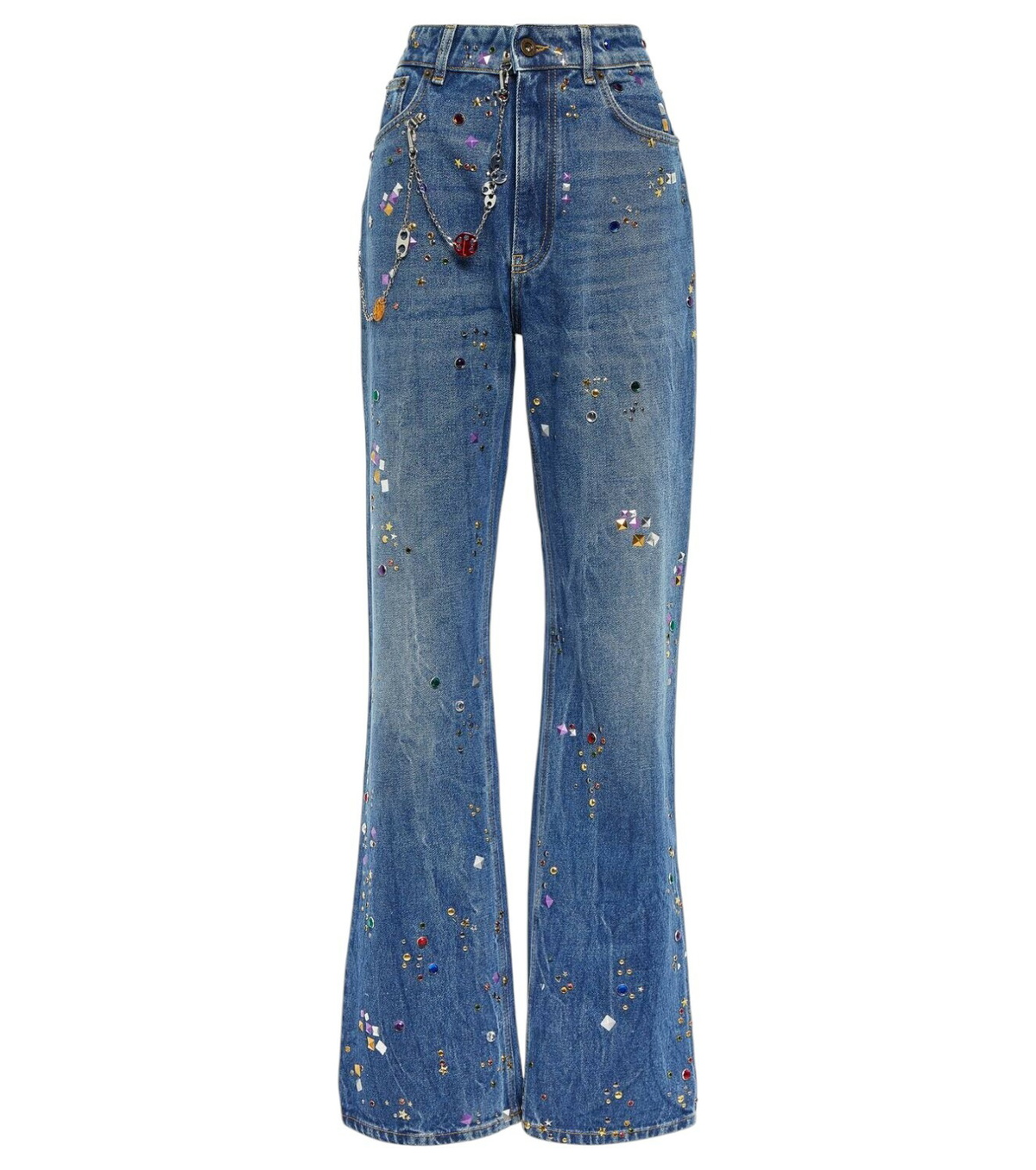 デニム・ジーパン RABANNE Woman Jeans Blue 24FCPA245CO0524 M412 Rabanne Straight Jeans | Blue | FARFETCH