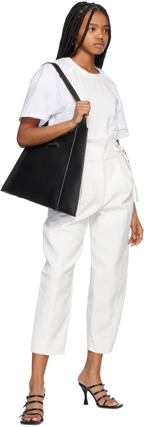 Little Liffner Black Slanted Tote