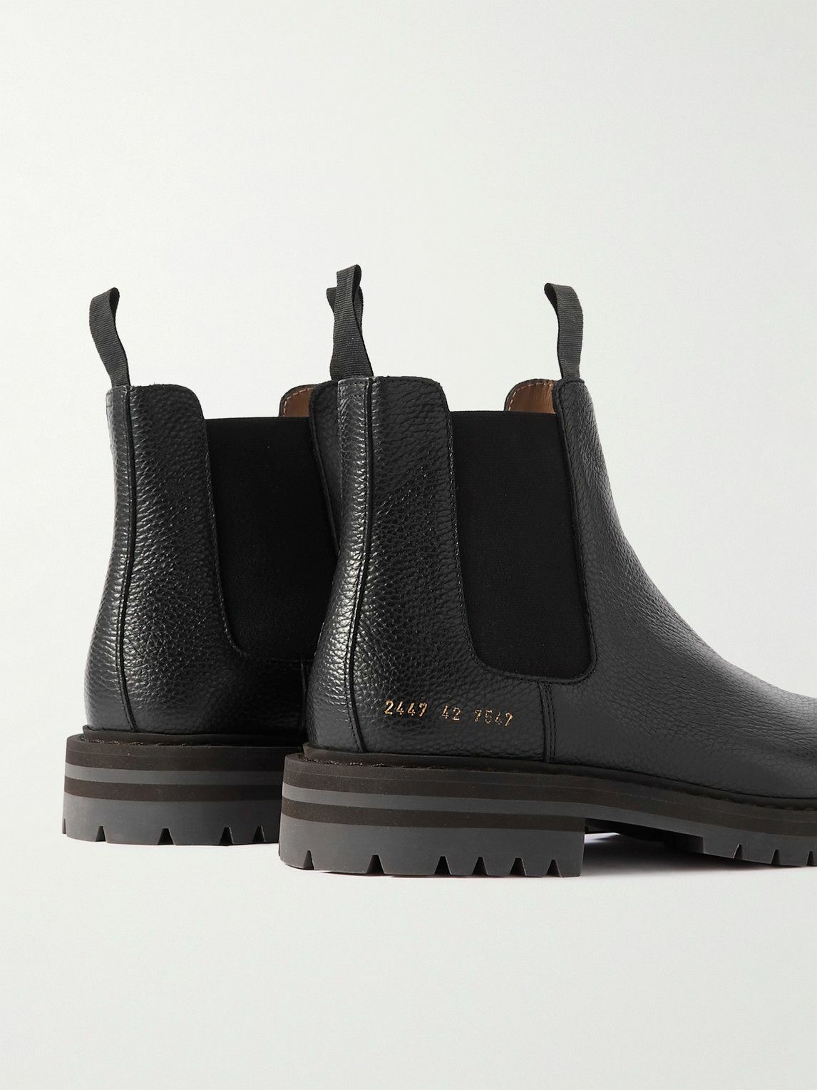 Common Projects - Nappa Leather Chelsea Boots - Black Common Projects
