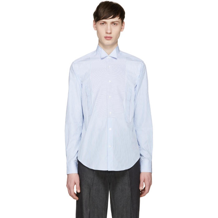 Photo: Loewe Blue and White Striped Shirt
