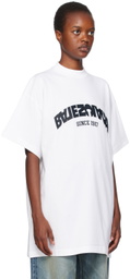 Balenciaga White Back Flip T-Shirt