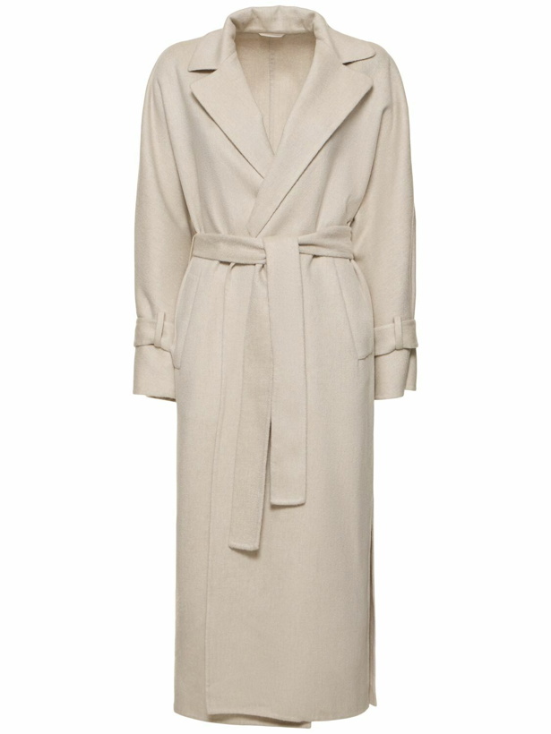 Photo: BRUNELLO CUCINELLI Belted Cashmere Midi Coat