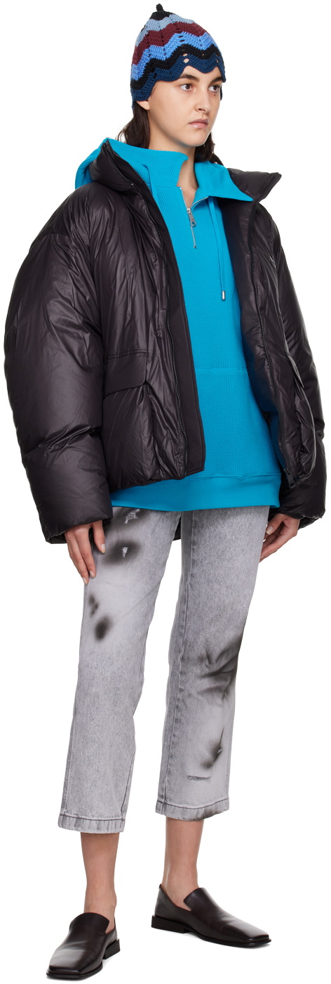 ADER error Black Print Down Jacket ADER error ADER error Black Print Down Jacket ADER error
