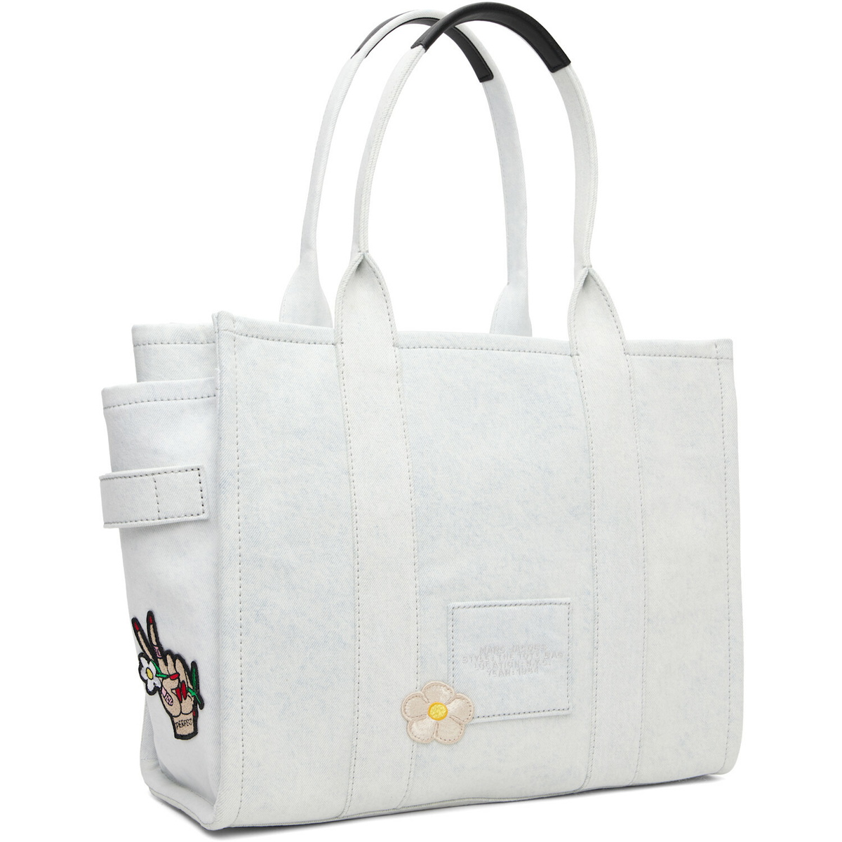Marc Jacobs Blue 'The Camp Patchwork Denim Large' Tote