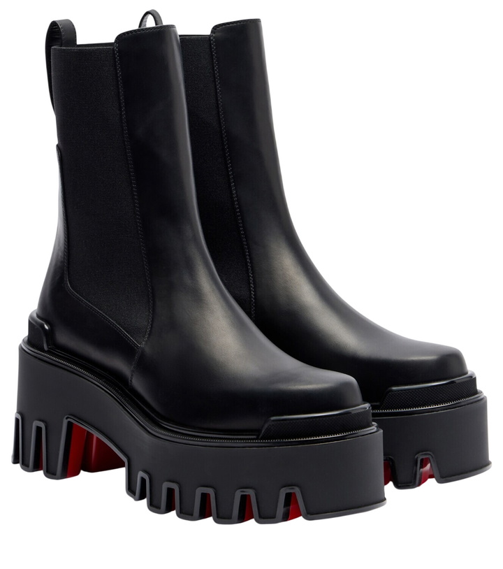 Photo: Christian Louboutin Marchacroche leather Chelsea boots