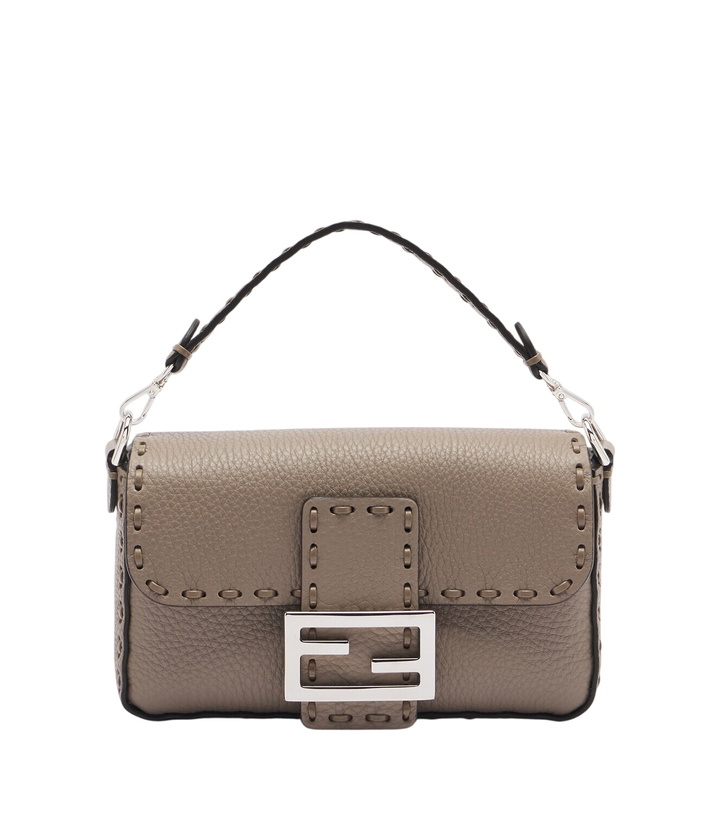 Photo: Fendi Baguette® Mini leather top-handle bag