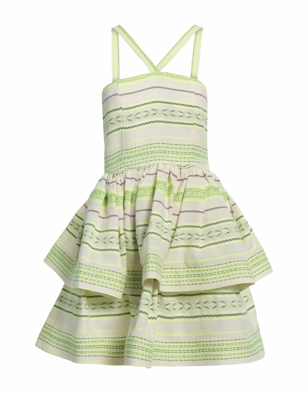 Jijil Womens Mini dress Lime in Green