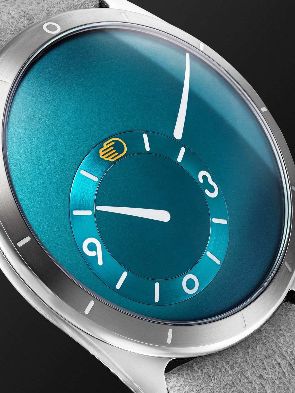 Ressence - Type 9 Automatic 39mm Titanium and Leather Watch, Ref. No. TYPE 9