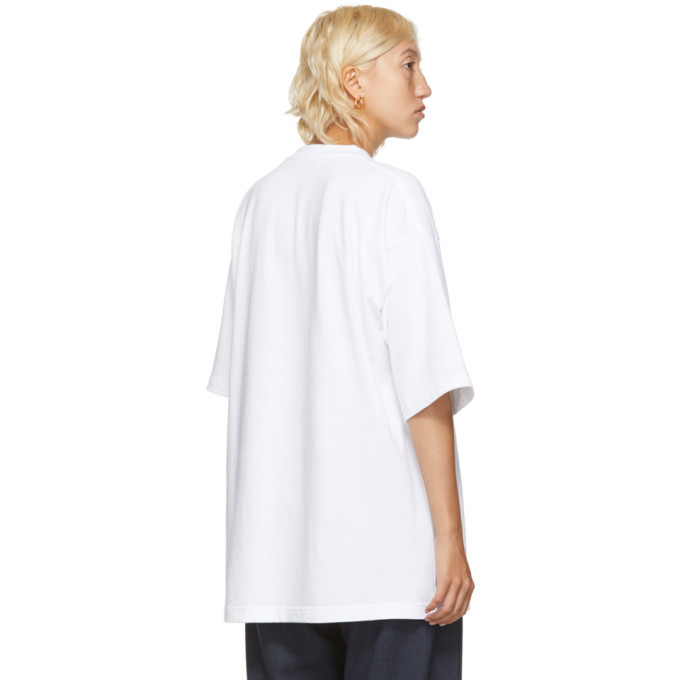 Balenciaga White Gym Wear T-Shirt Balenciaga