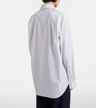 The Row Gavina pinstriped cotton poplin shirt