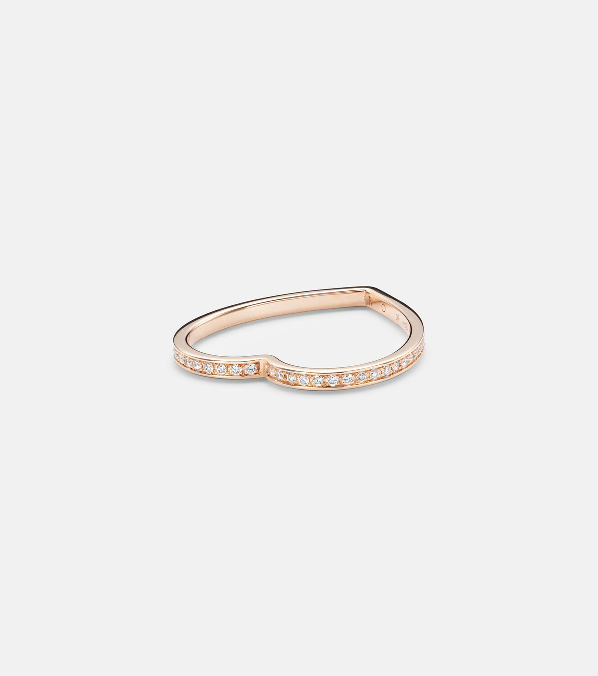 Repossi Antifer 18kt rose gold (750/1000) ring with diamonds