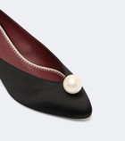 Magda Butrym Embellished satin pumps