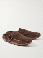 Quoddy - Legacy Suede Slippers - Brown
