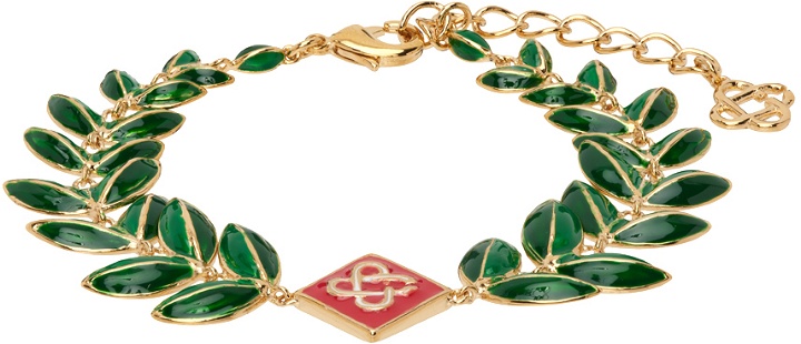 Photo: Casablanca Gold Laurel Leaf Bracelet