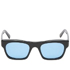 Moscot Nudnik Sunglasses in Black/Blue