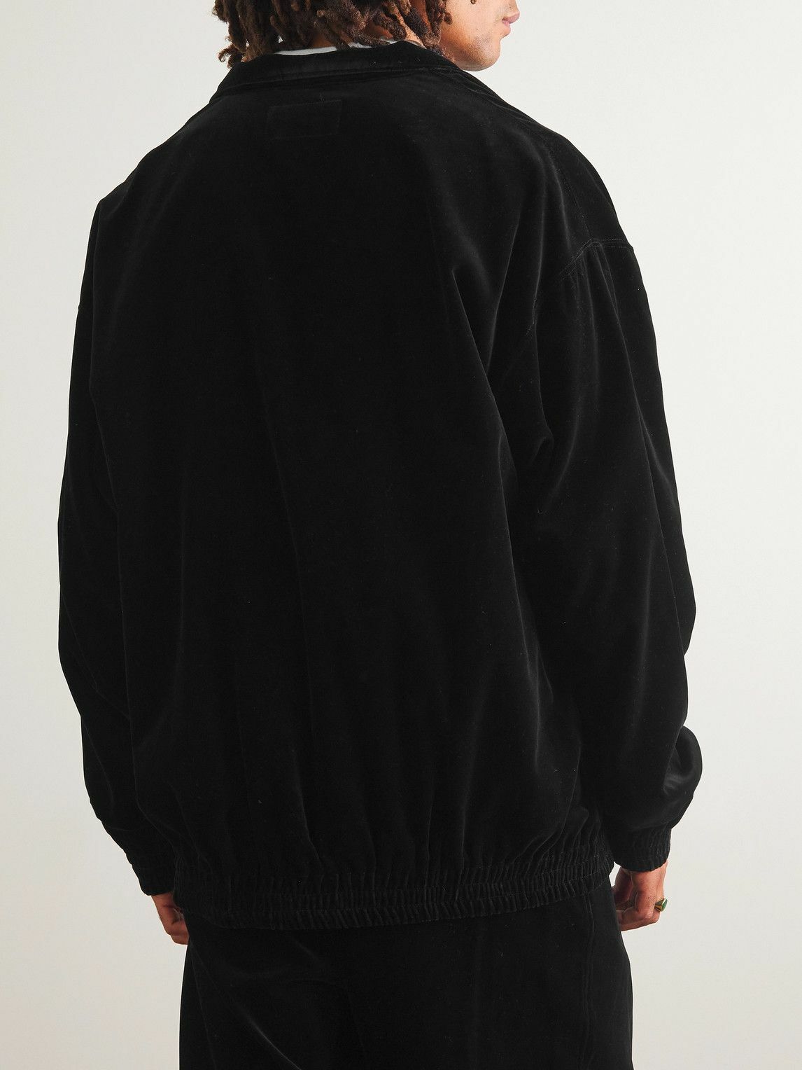 WACKO MARIA/ワコマリア/VELVET TRACK JACKET/ベルベットトラックジャケット/BLACK - EMILIANO  ONLINE SHOP｜RADIALL,DELUXE,WACKO MARIA/ラディアル,デラックス,ワコマリア通販