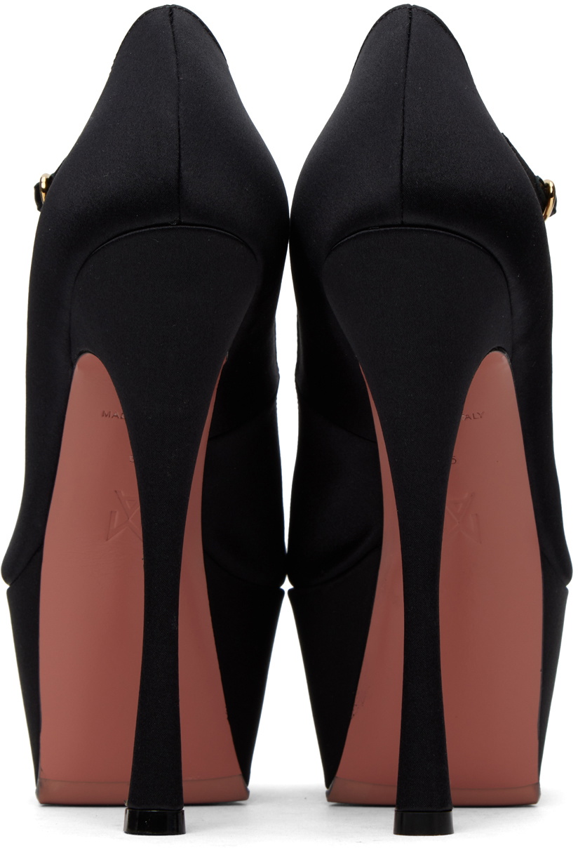 amina muaddi black pumps