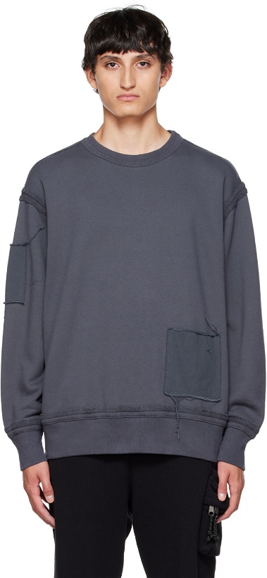 Photo: Undercover Gray Patch Sweater