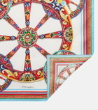 Dolce&Gabbana Carretto silk twill scarf