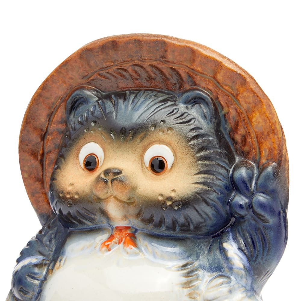BEAMS JAPAN Fortune Raccoon Dog Piggy Bank in Navy