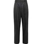 Auralee - Wide-Leg Wool Trousers - Gray