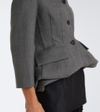 Magda Butrym Peplum virgin wool blazer