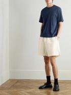Studio Nicholson - Starboard Wide-Leg Linen and Wool-Blend Drawstring Shorts - Neutrals