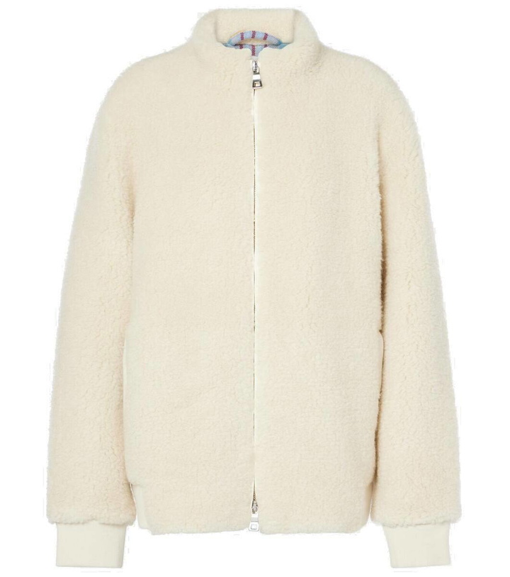 Photo: God's True Cashmere T-Bird cashmere bomber jacket