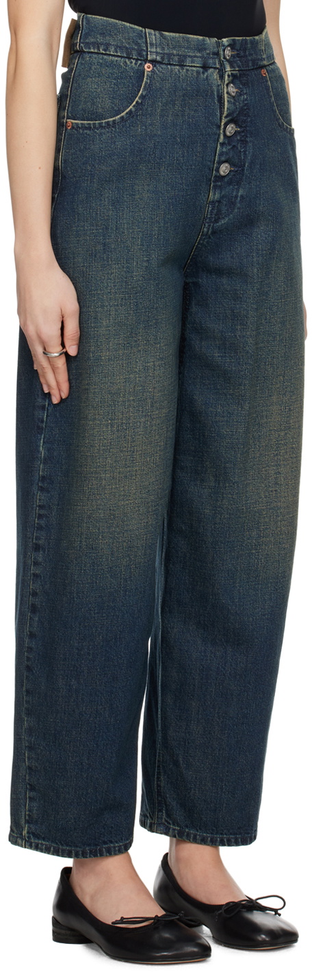 Maison Margiela Blue Straight Jeans