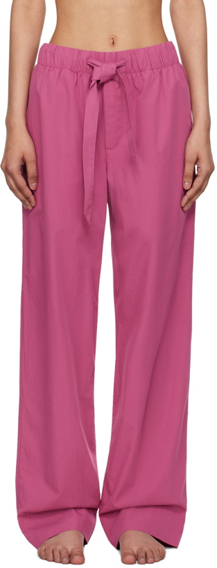 Photo: Tekla Purple Drawstring Pyjama Pants