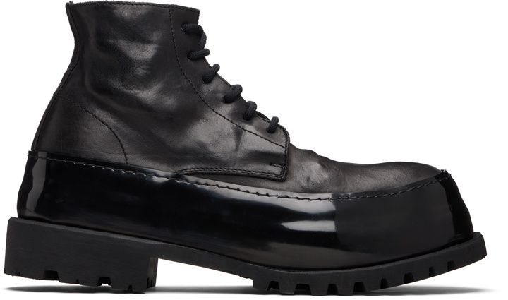 Photo: A DICIANNOVEVENTITRE Black Horse CMB1 Mid Ankle Boots