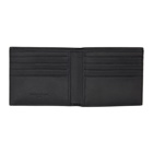 Maison Kitsune Black Leather Folded Wallet