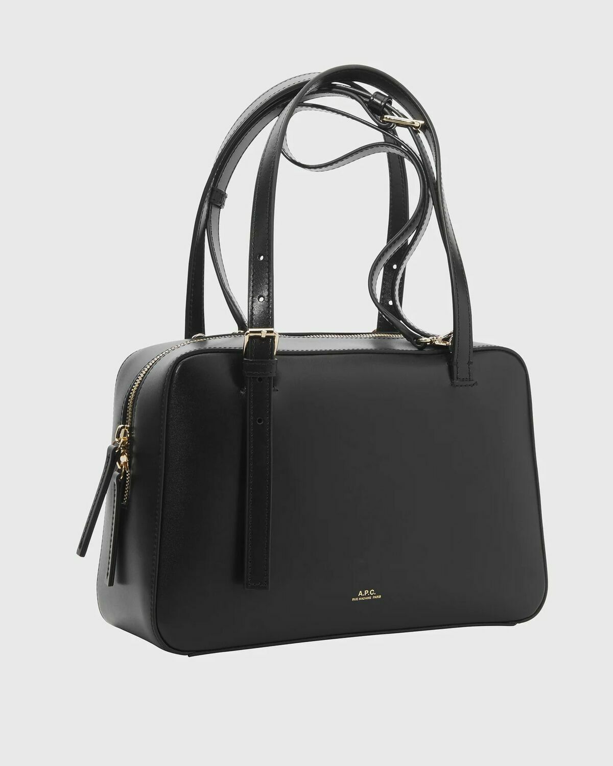A.P.C. VIRGINIE BOX BAG Black Mens Handbags/Messenger & Crossbody Bag