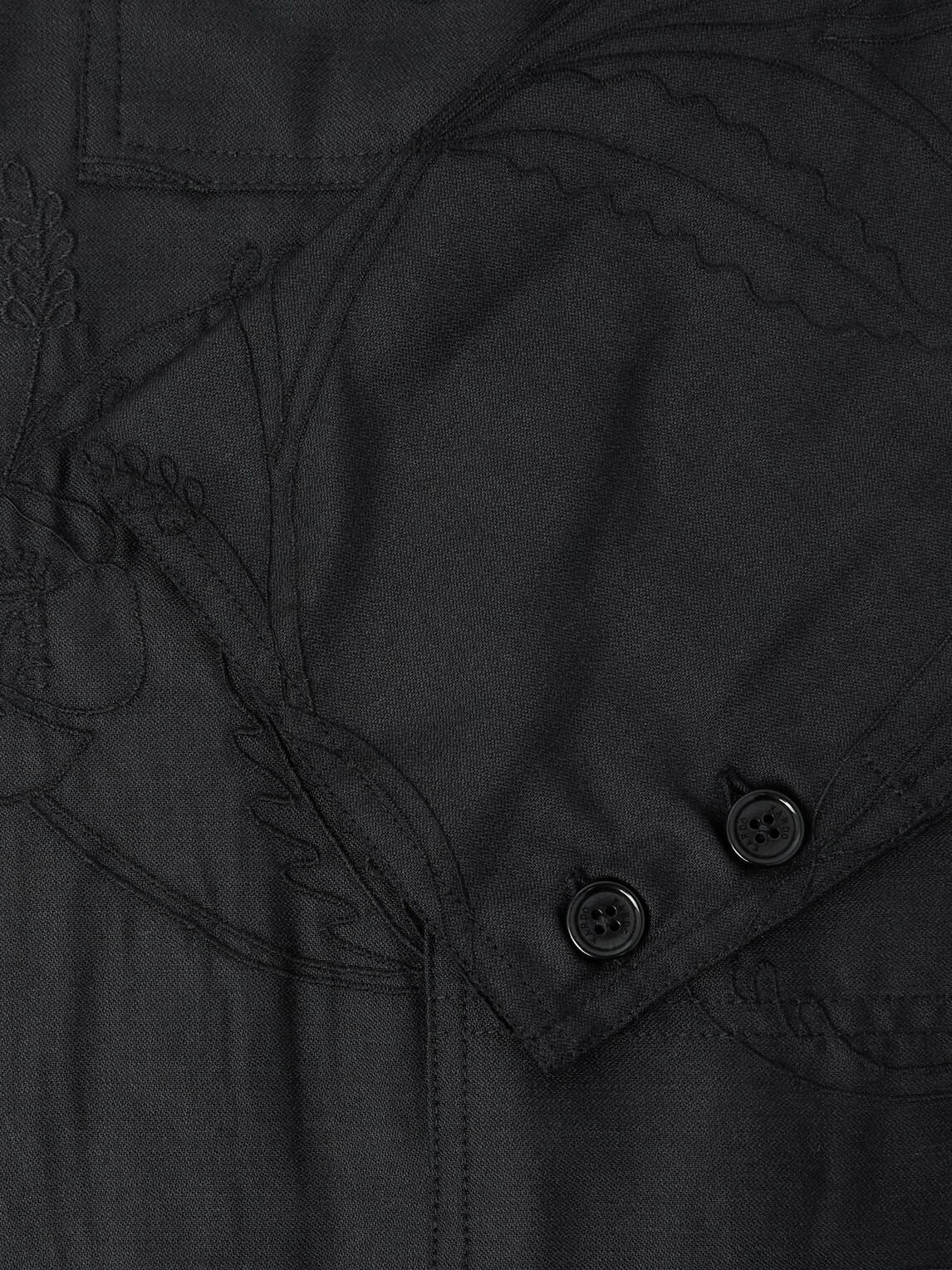 Kardo - Somesh Checked Cotton Blazer - Black