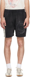 424 Black Sport Shorts