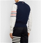 Thom Browne - Striped Cashmere Sweater Vest - Blue