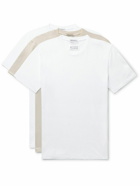 Maison Margiela - Three-Pack Organic Cotton-Jersey T-Shirts - Multi