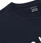 Holiday Boileau - Slim-Fit Logo-Print Cotton-Jersey T-Shirt - Blue