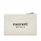 Human Made Men's Dog Card Case in White