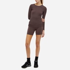 Stylerunner Women's Siena 5" High Rise Cycling Short in Sepia