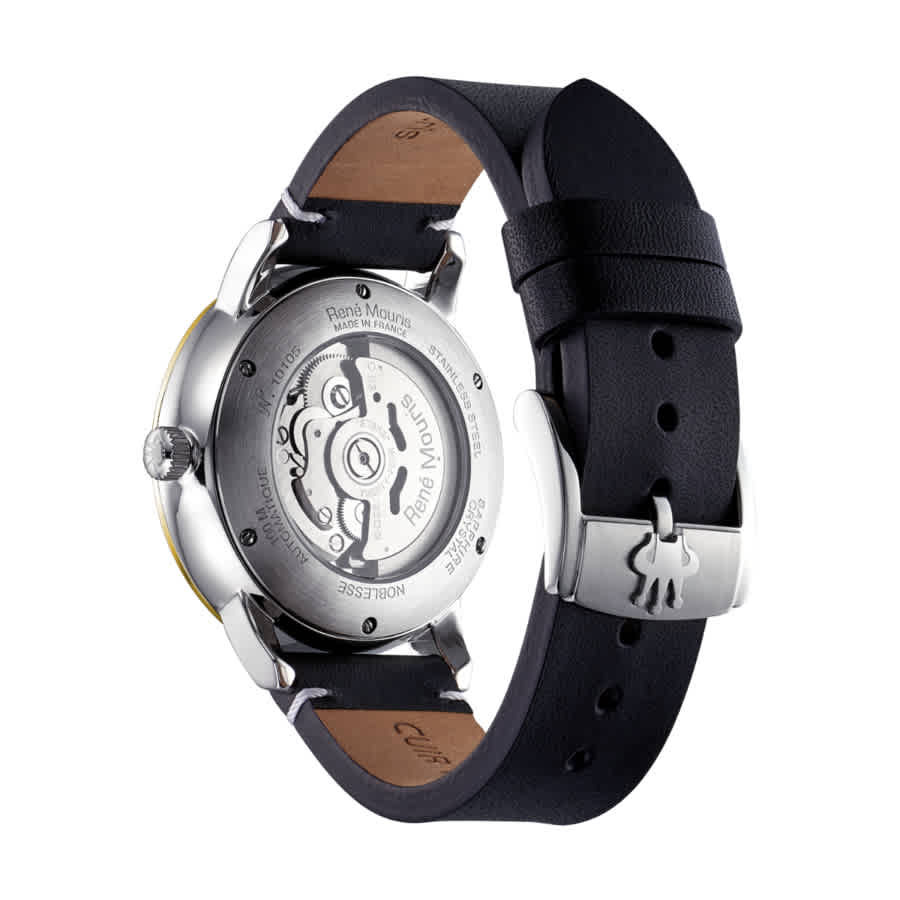 Rene Mouris Noblesse Automatic Black Dial Mens Watch 10105RM2