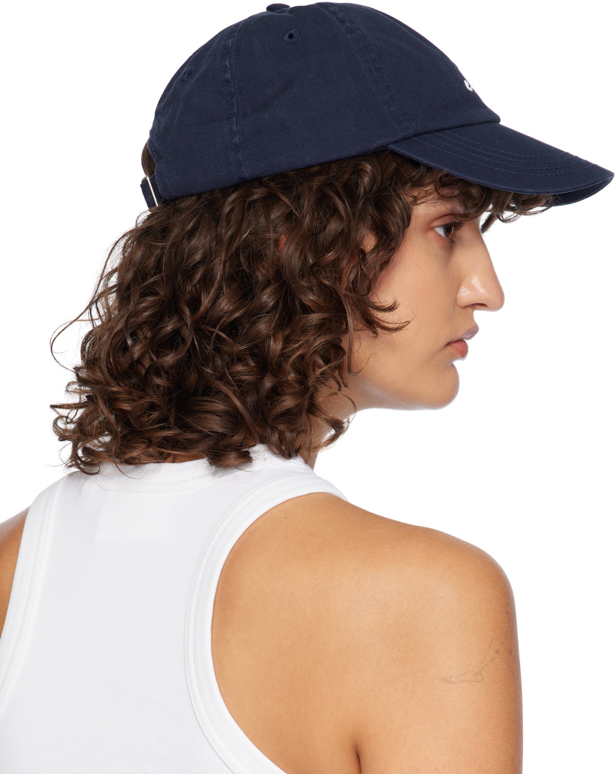 Axel Arigato Navy Washed Signature Cap