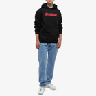 Butter Goods Men's Chennille Logo Hoody in Black