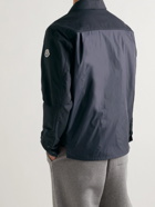 Moncler - Akahito Logo-Appliquéd Cotton-Blend Blouson Jacket - Blue