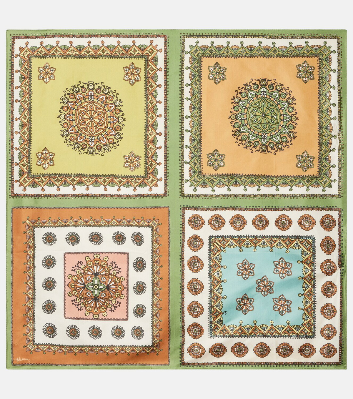 Alémais Contina Tiles silk scarf