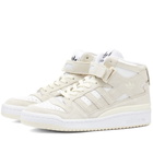 Adidas Women's Forum Mid Sneakers in White/Core Black