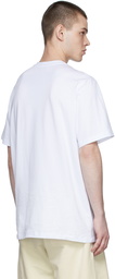 MSGM White Cotton T-Shirt