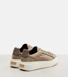 Max Mara Suede platform sneakers